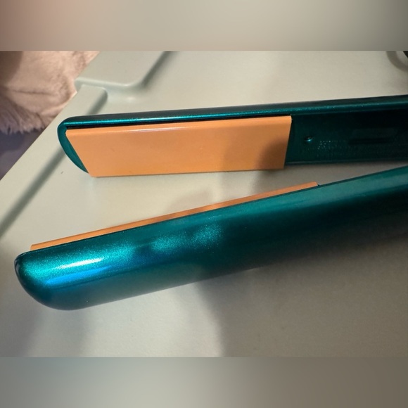 ICHI 1 Inch Ceramic Hair Straightening Iron Glitter Green NEW No Box - Picture 3 of 10